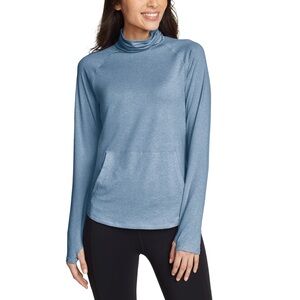 NWT Eddie Bauer Active Funnel Neck (blue)